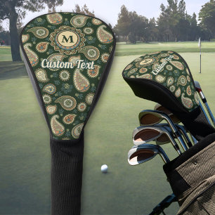 Cypress Paisley Pattern Golf Head Cover Headcover