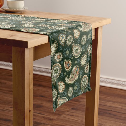 Cypress Paisley Pattern Großer Tischläufer (Beispiel)