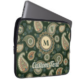 Cypress Paisley Pattern Laptopschutzhülle (Vorne Rechts)
