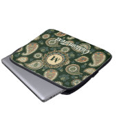 Cypress Paisley Pattern Laptopschutzhülle (Vorne Knopf)