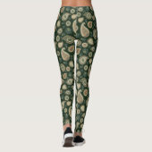 Cypress Paisley Pattern Leggings (Rückseite)