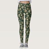 Cypress Paisley Pattern Leggings (Vorderseite)