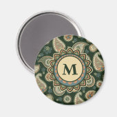 Cypress Paisley Pattern Magnet (Vorderseite/Rückseite)