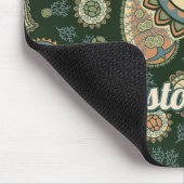 Cypress Paisley Pattern Mousepad (Ecke)