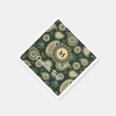 Cypress Paisley Pattern Napkins Serviette (Ecke)