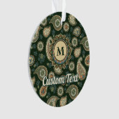 Cypress Paisley Pattern Ornament (Vorderseite)