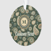 Cypress Paisley Pattern Ornament (Vorderseite)