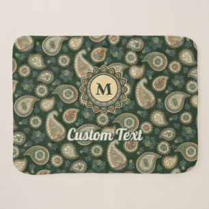 Cypress Paisley Pattern Sherpadecke