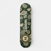 Cypress Paisley Pattern Skateboard (Vorne)
