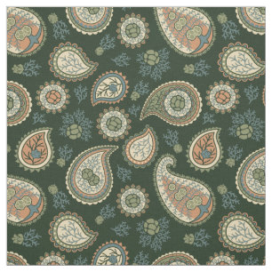 Cypress Paisley Pattern Stoff