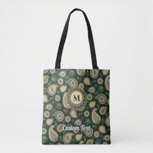 Cypress Paisley Pattern Tote Bag Tasche