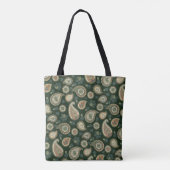 Cypress Paisley Pattern Tote Bag Tasche (Rückseite)