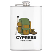 Cypress Provincial Park Backpack Flachmann (Vorderseite)