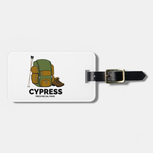 Cypress Provincial Park Backpack Gepäckanhänger (Vorderseite horizontal)