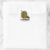 Cypress Provincial Park Backpack Quadratischer Aufkleber (Tasche)