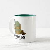 Cypress Provincial Park Backpack Zweifarbige Tasse (Vorderseite Links)