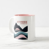 Cypress Provincial Park Colored Hills Zweifarbige Tasse (Vorderseite Links)