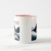 Cypress Provincial Park Colored Hills Zweifarbige Tasse (Mittel)