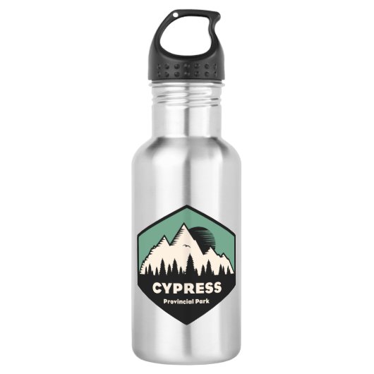 Cypress Provincial Park Edelstahlflasche (Vorderseite)