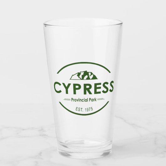 Cypress Provincial Park Glas (Vorderseite)