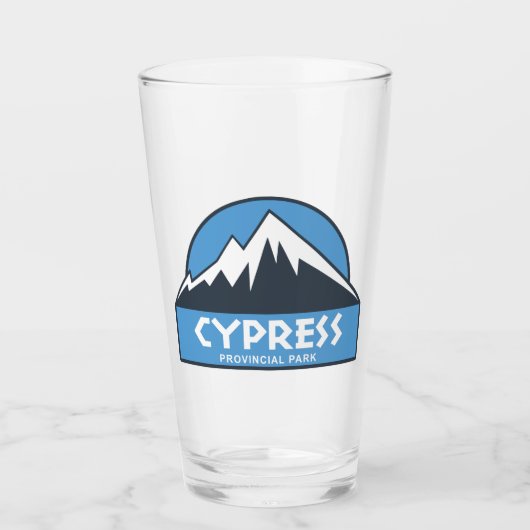 Cypress Provincial Park Glas (Vorderseite)