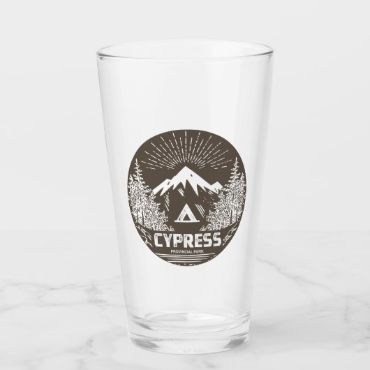 Cypress Provincial Park Glas (Vorderseite)