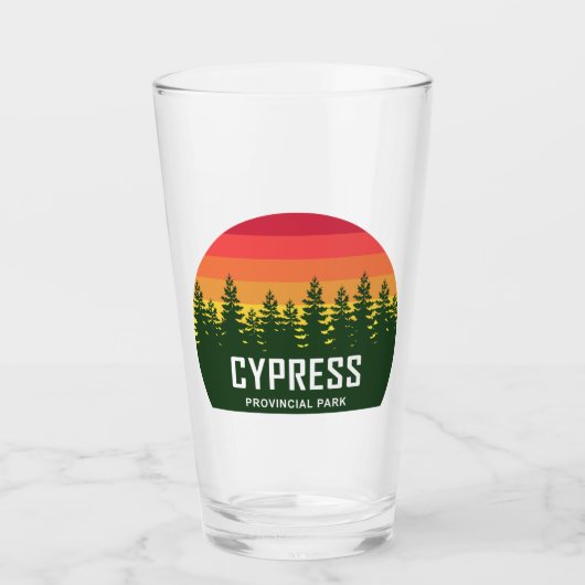 Cypress Provincial Park Glas (Vorderseite)