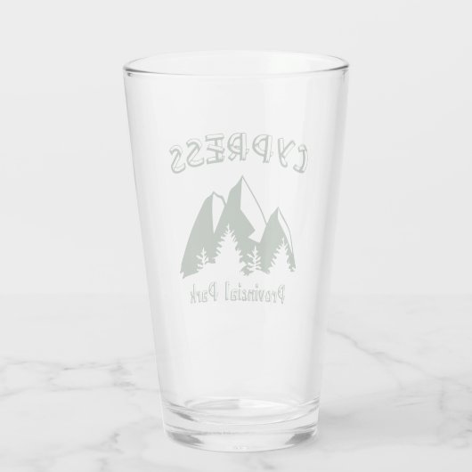 Cypress Provincial Park Glas (Rückseite)