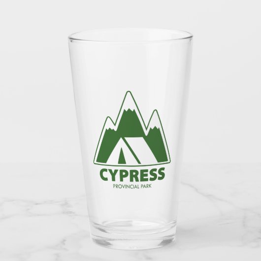 Cypress Provincial Park Mountains Camping Glas (Vorderseite)