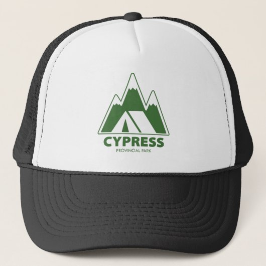 Cypress Provincial Park Mountains Camping Truckerkappe (Vorderseite)