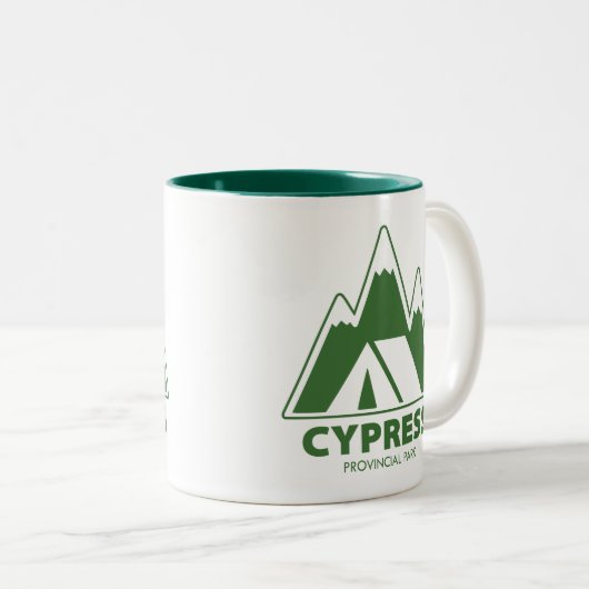 Cypress Provincial Park Mountains Camping Zweifarbige Tasse (VorderseiteRechts)