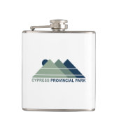 Cypress Provincial Park Mountains Sun Flachmann (Vorderseite)