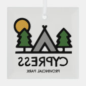 Cypress Provincial Park Ornament Aus Glas (Rückseite)