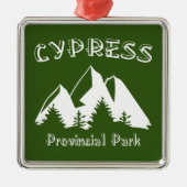 Cypress Provincial Park Ornament Aus Metall (Vorne)