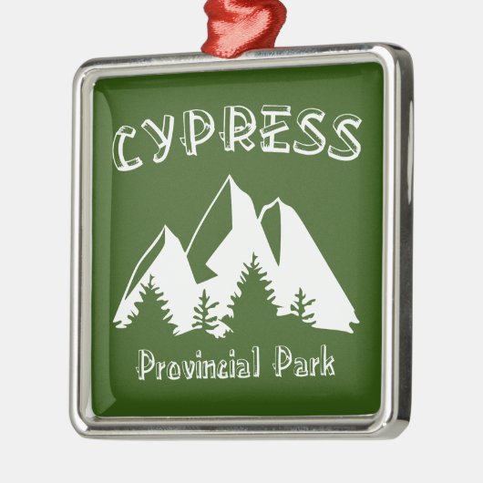 Cypress Provincial Park Ornament Aus Metall (Links)