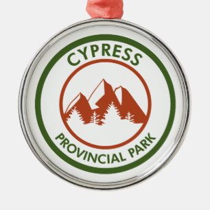 Cypress Provincial Park Ornament Aus Metall