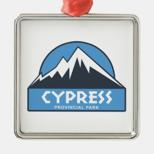 Cypress Provincial Park Ornament Aus Metall