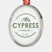 Cypress Provincial Park Ornament Aus Metall (Links)