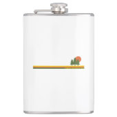 Cypress Provincial Park Pine Trees Sun Flachmann (Vorderseite)