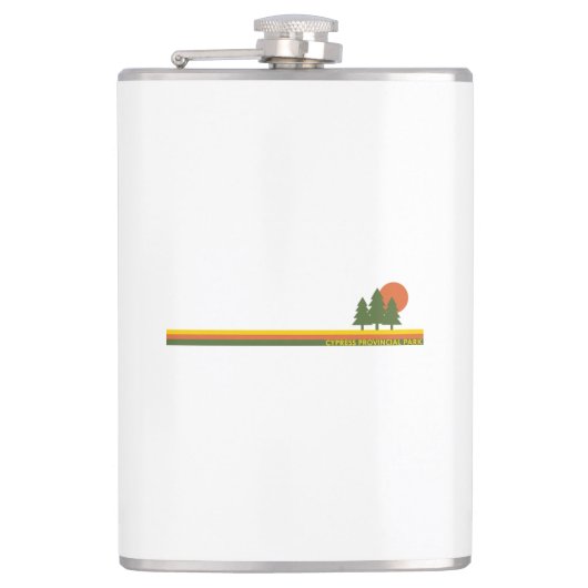 Cypress Provincial Park Pine Trees Sun Flachmann (Vorderseite)