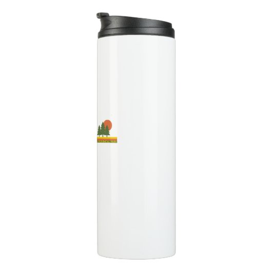 Cypress Provincial Park Pine Trees Sun Thermosbecher (Nach rechts gedreht)