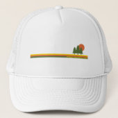 Cypress Provincial Park Pine Trees Sun Truckerkappe (Vorderseite)