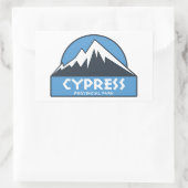 Cypress Provincial Park Rechteckiger Aufkleber (Tasche)