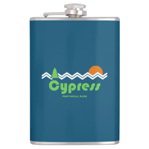 Cypress Provincial Park Retro Flachmann