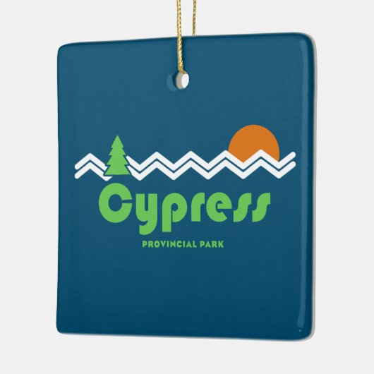 Cypress Provincial Park Retro Keramikornament (Links)