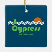 Cypress Provincial Park Retro Keramikornament (Vorderseite)