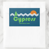 Cypress Provincial Park Retro Rechteckiger Aufkleber (Tasche)