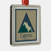 Cypress Provincial Park Rustic Ornament Aus Metall (Rechts)