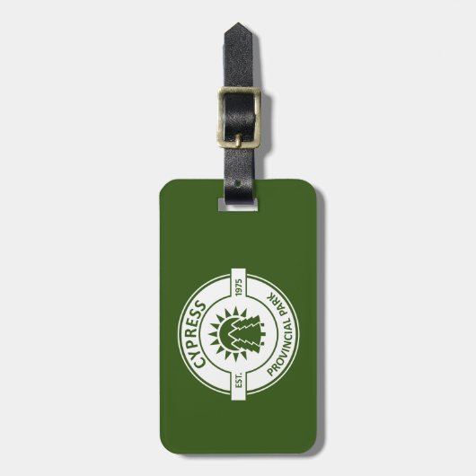 Cypress Provincial Park Sun Trees Gepäckanhänger (Vorderseite vertikal)