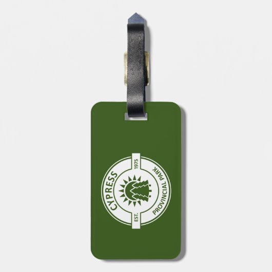 Cypress Provincial Park Sun Trees Gepäckanhänger (Rückseite vertikal)